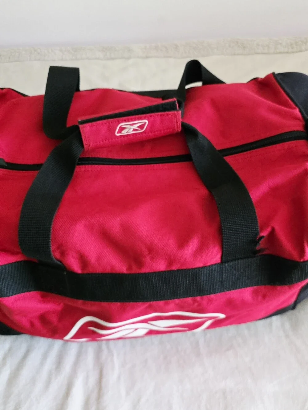 Reebok Red and Black Sports Duffel Bag/Weekender